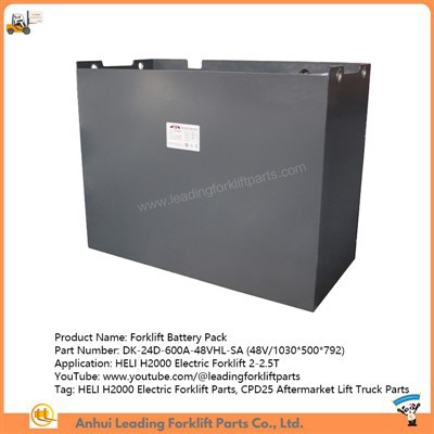 Gaffeltruck batteripaket|HELI H2000 elektriska gaffeltruckdelar|CPD25 Lifttrucksdelar för eftermarknad
