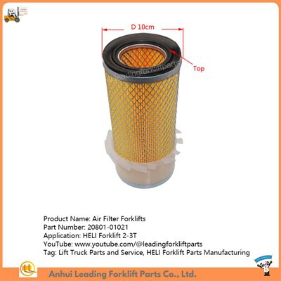 Luftfilter gaffeltruck|Lifttrucksdelar och service|HELI Tillverkning av gaffeltruckdelar|20801-01021
